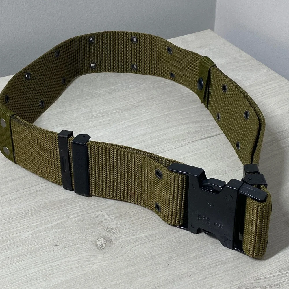 Tactical K-2 Surplus Belt Olive Drab Nylon Utility Belt Quick Release